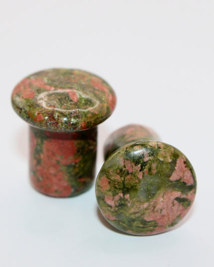 Unakite single flare plugs