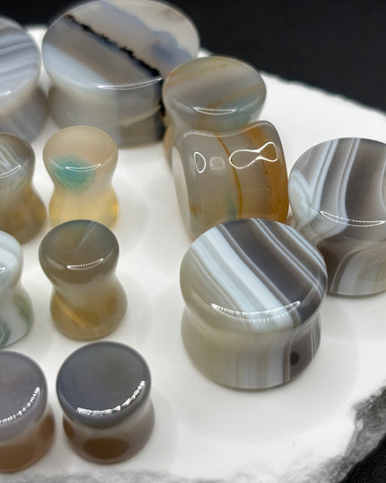 Agate Stone Plugs - EC Plugs