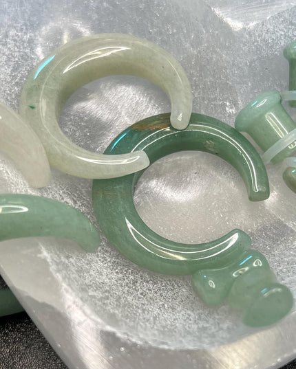 Aventurine Gauges and Pinchers