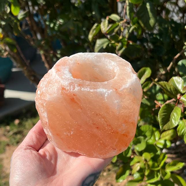 Himalayan Salt Candle Holder - EC Plugs