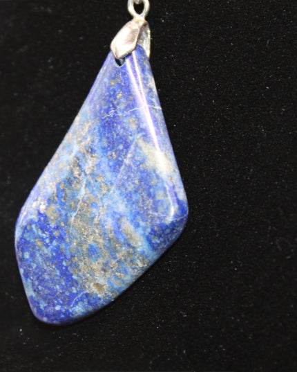 Lapis Lazuli Necklace – Natural Blue Gemstone Pendant - EC Plugs