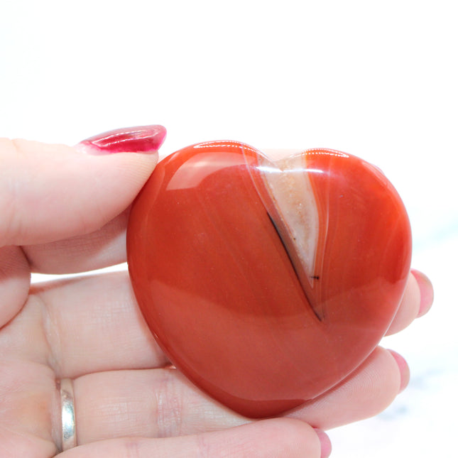 This Carnelian Agate Heart is both a stunning decorative piece and a powerful energetic tool—ideal for artists, spiritual seekers, or anyone needing a spark of passion and courage in their life.