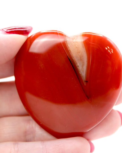 This Carnelian Agate Heart is both a stunning decorative piece and a powerful energetic tool—ideal for artists, spiritual seekers, or anyone needing a spark of passion and courage in their life.
