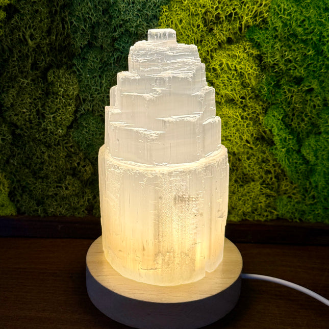 selenite lamp