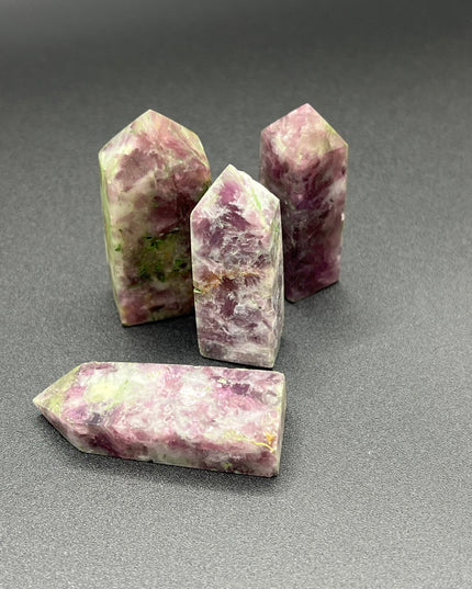 Lepidolite 2in Tower - EC Plugs