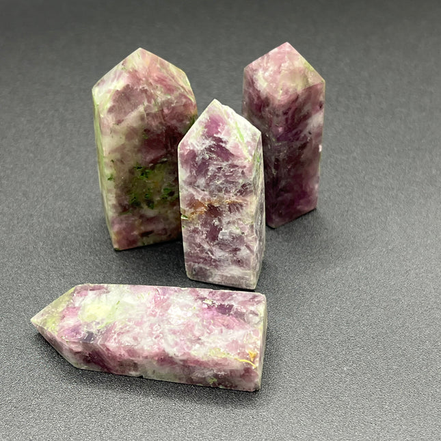 Lepidolite 2in Tower - EC Plugs
