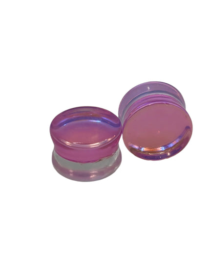 Pink plugs double flare