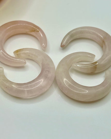 Rose Quartz Pinchers - EC Plugs
