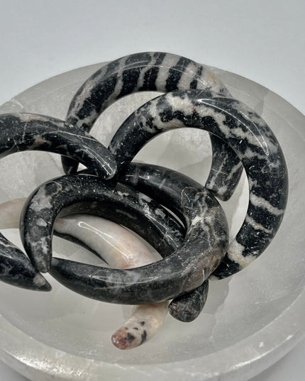 Zebra Jasper Pincher Gauges - EC Plugs