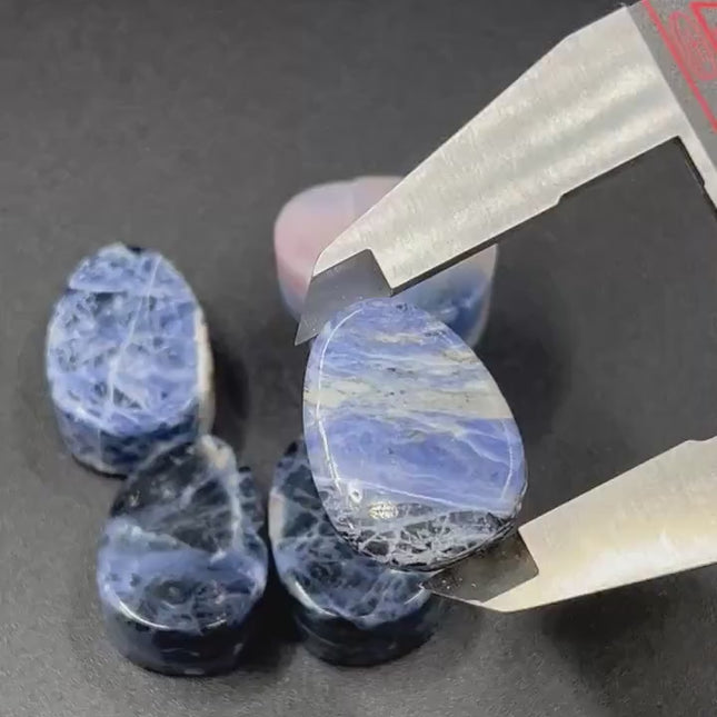 Sodalite Tear Drop Gauges
