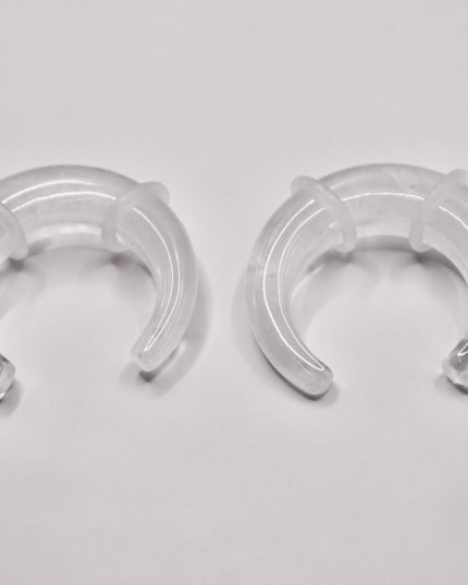 quarts stone plugs pair