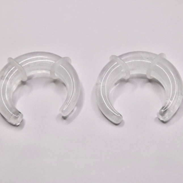 quarts stone plugs pair