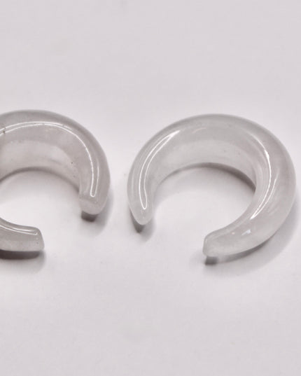 quartz stone plugs pair gauge