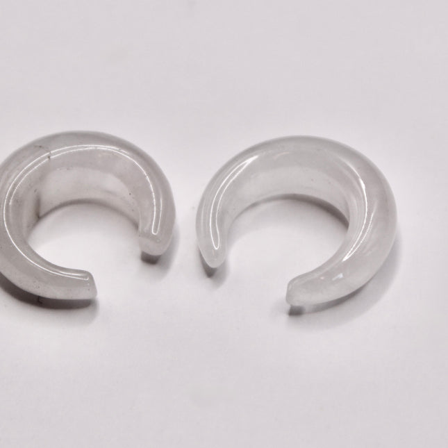 quartz stone plugs pair gauge