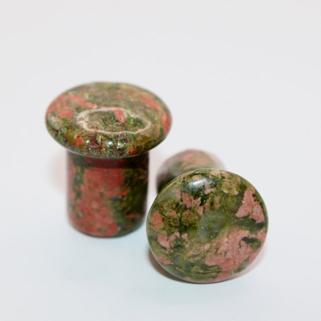 Unakite single flare plugs