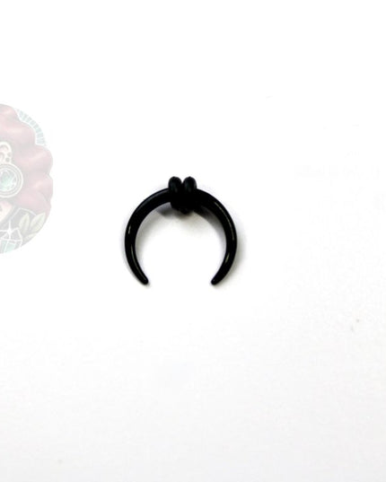 Acrylic Black Septum Pinchers – Lightweight Black Acrylic Pinchers in 1.6mm–10mm Sizes, Sold Individually
