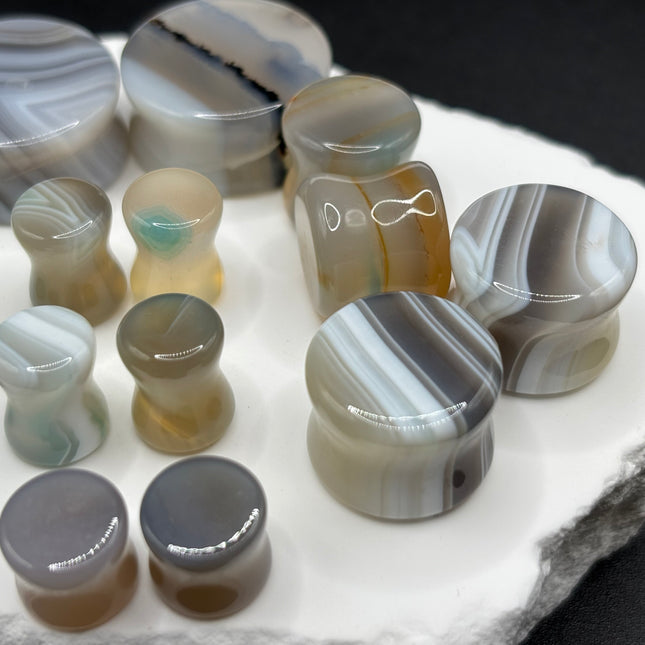Agate Stone Plugs - EC Plugs