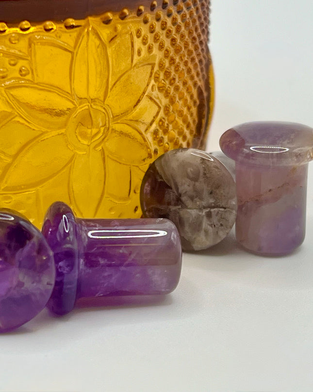 Amethyst Single Flare Plugs - EC Plugs