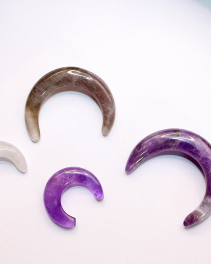 Amethyst septum stone gauge