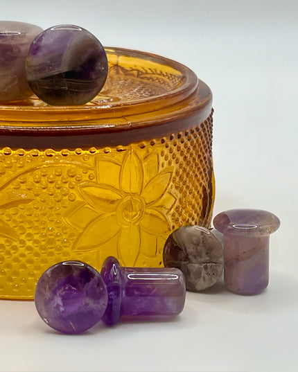 Amethyst Single Flare Plugs - EC Plugs