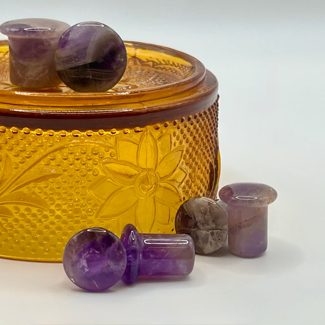 Amethyst Single Flare Plugs - EC Plugs