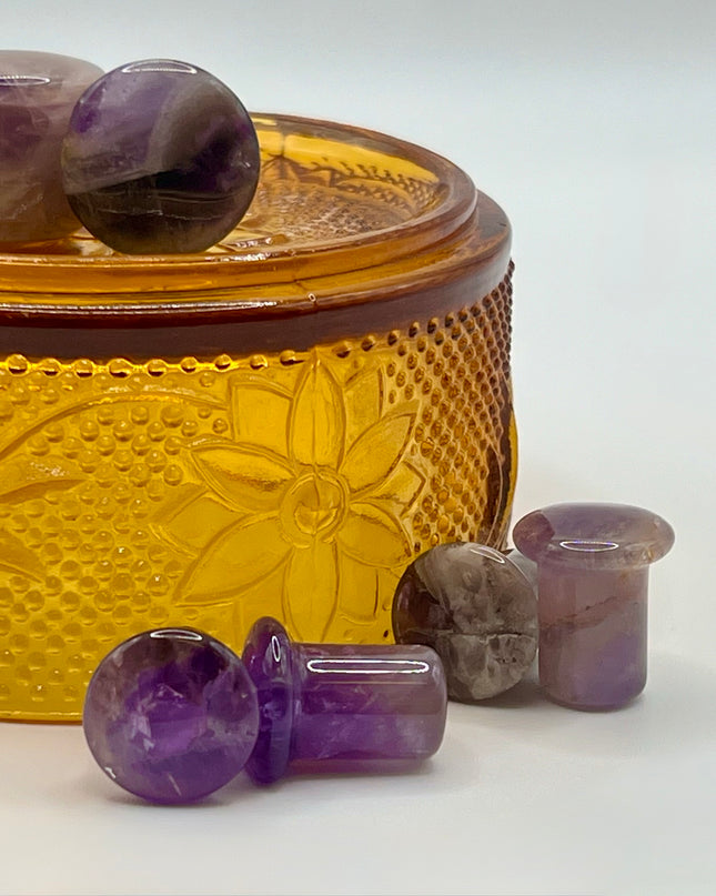 Amethyst Single Flare Plugs - EC Plugs