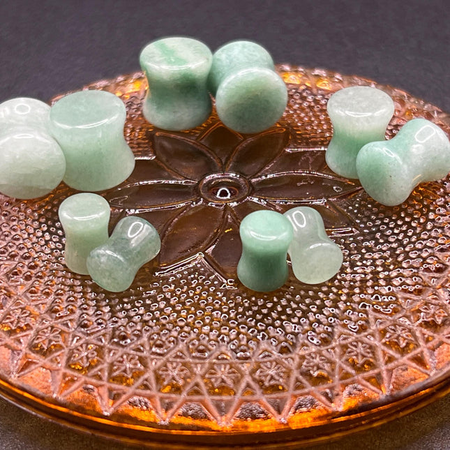 Aventurine Gauges and Pinchers