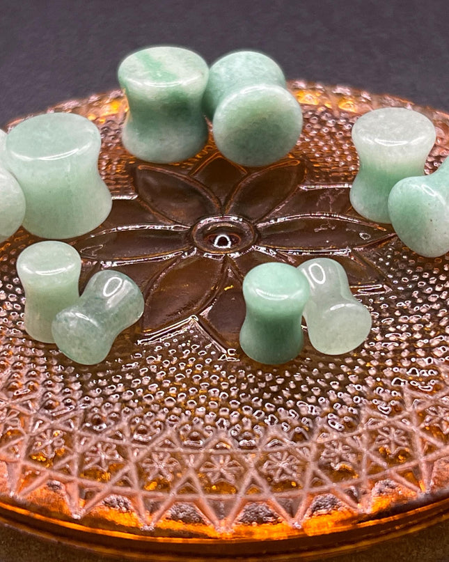 Aventurine Gauges and Pinchers