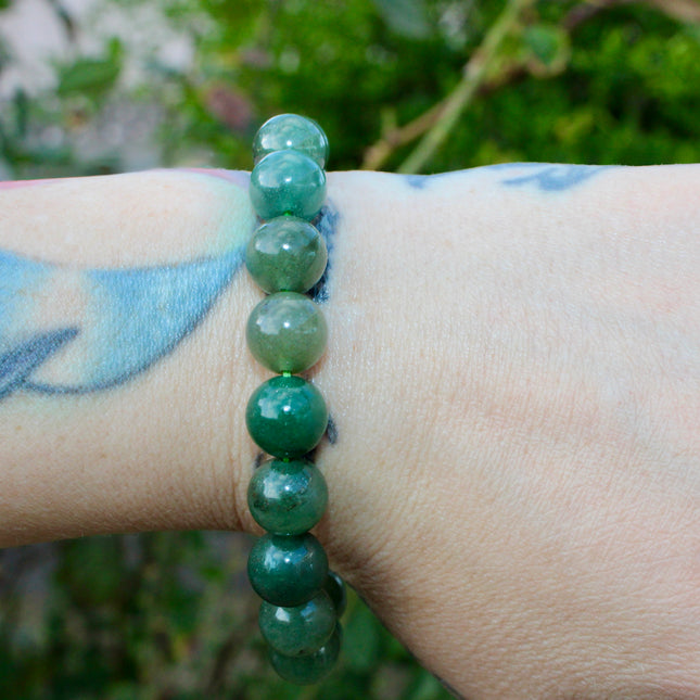 Aventurine Green Stone Bracelet