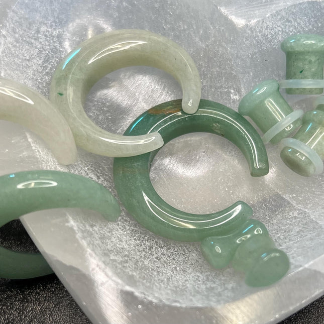 Aventurine Gauges and Pinchers