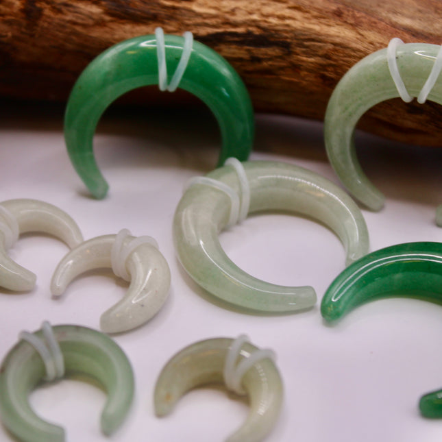 Aventurine Pinchers EC Plugs and Gems