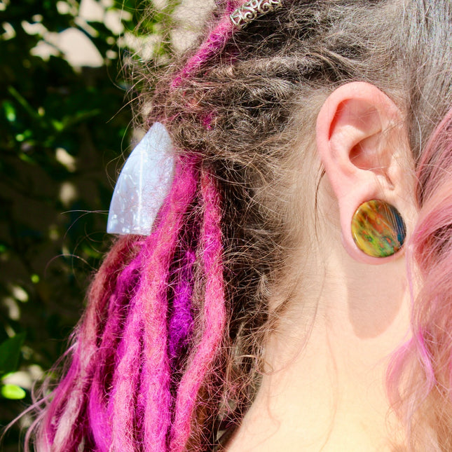 Bloodstone gauges ear plugs stretch ears