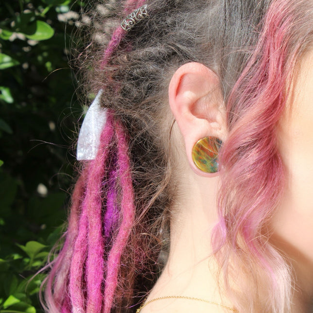 Bloodstone gauges ear plugs stretch ears