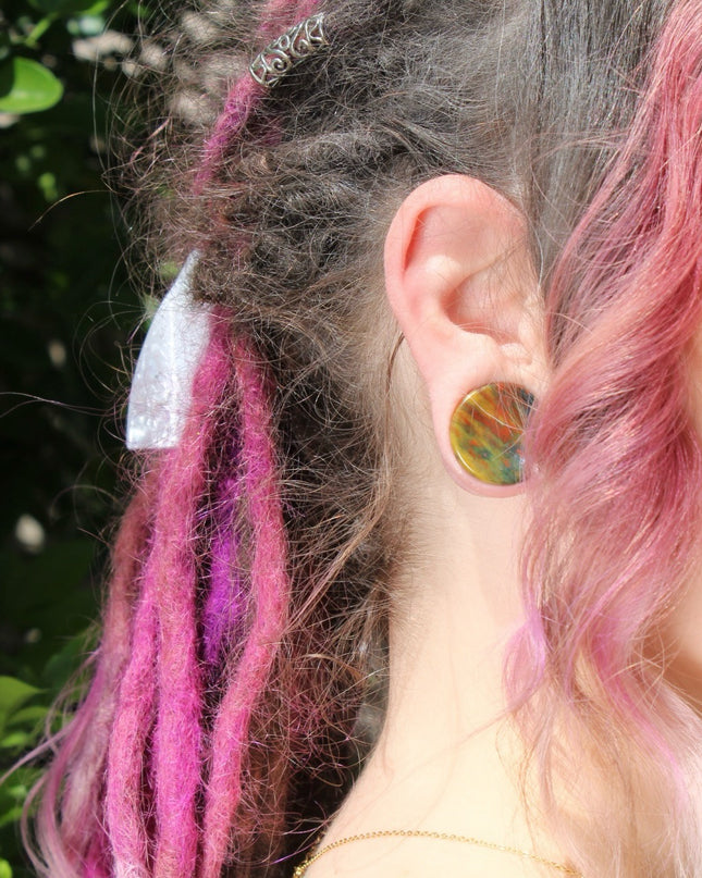 Bloodstone gauges ear plugs stretch ears