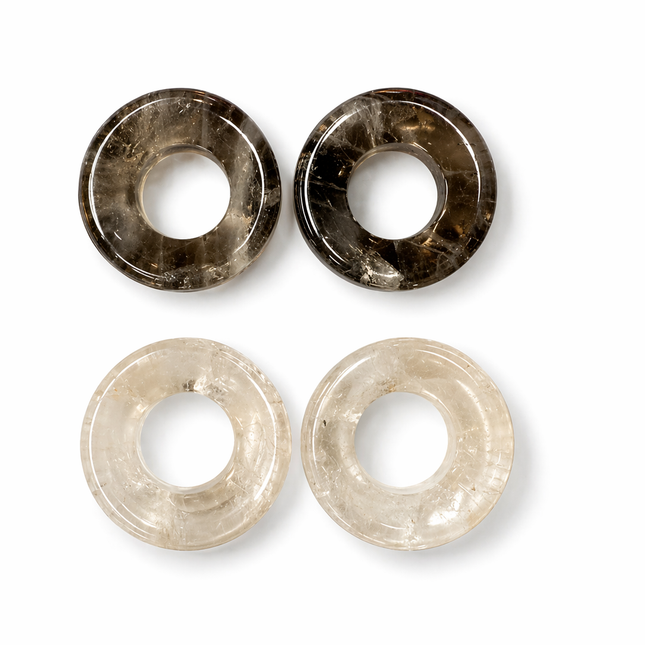 Smoky Quarts Stone Tunnels 