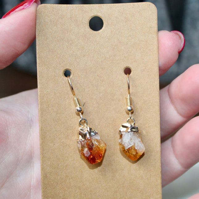 These Raw Citrine Dangle Earrings carry the bright essence of sunlight wherever you go—making them a perfect gift for her, or a daily reminder to shine confidently and stay grounded in abundance.
