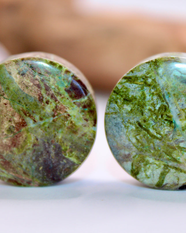 Dragons blood double flared plugs