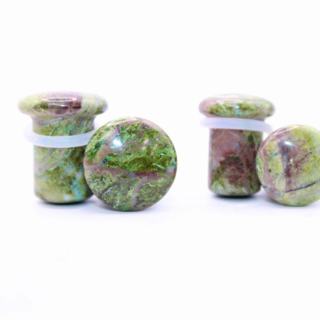 African Jade Plugs Single Flare Pair - EC Plugs