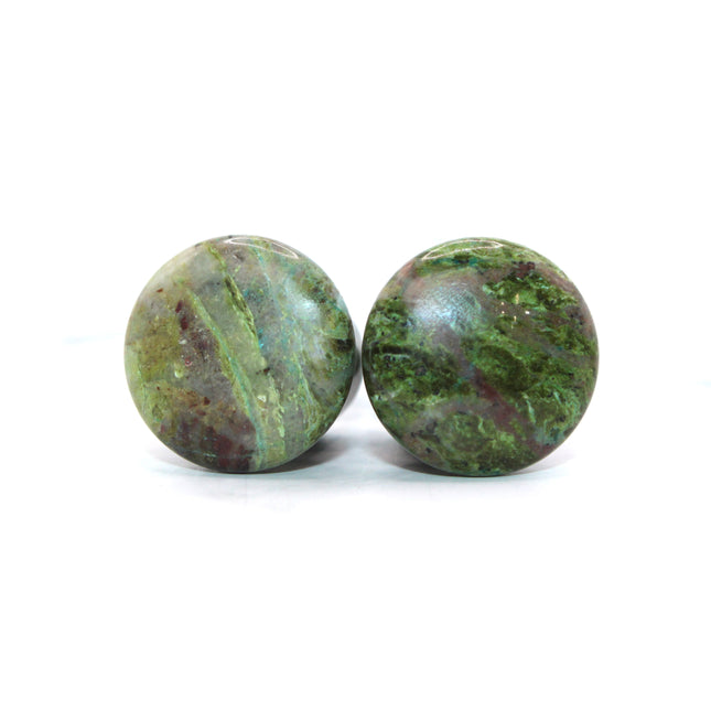 African Jade Plugs Single Flare Pair - EC Plugs