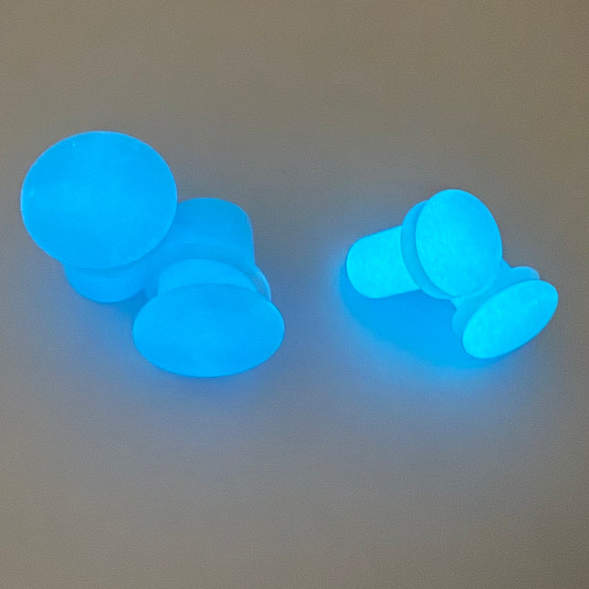 Bright Blue Glow In The Dark Single Flare