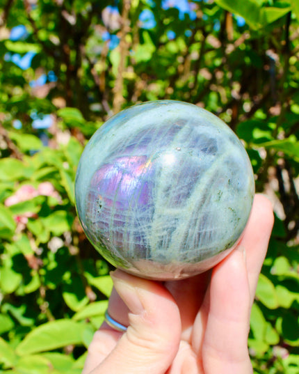 Pyrite Sphere – Natural Polished Crystal Ball, Gold Stone Display Piece