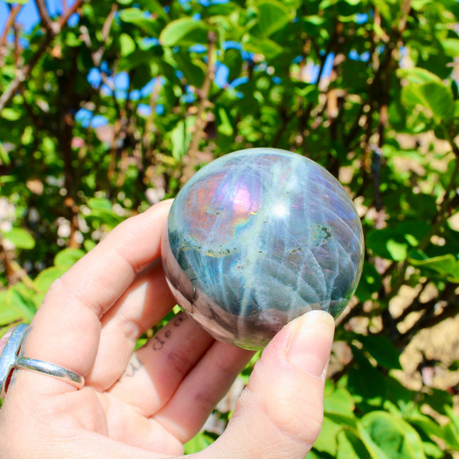 Pyrite Sphere – Natural Polished Crystal Ball, Gold Stone Display Piece