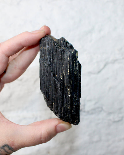 Raw Black Tourmaline Chunks – Natural Tourmaline Stones, Unpolished Rough Crystal Pieces