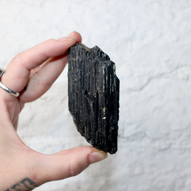 Raw Black Tourmaline Chunks – Natural Tourmaline Stones, Unpolished Rough Crystal Pieces