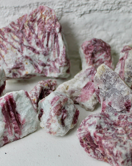 Pink Tourmaline Raw Specimens – Natural Rough Tourmaline Stones, You Pick Your Exact Piece