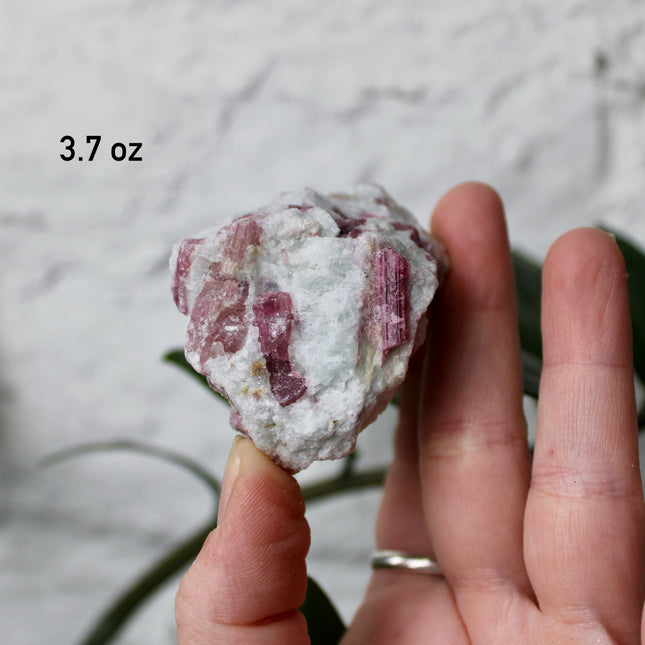 Pink Tourmaline Raw Specimens – Natural Rough Tourmaline Stones, You Pick Your Exact Piece