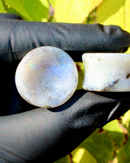 Dream Amethyst Double Flare Plugs- RARE Pair of Chevron Amethyst White and Purple Striped Gauges