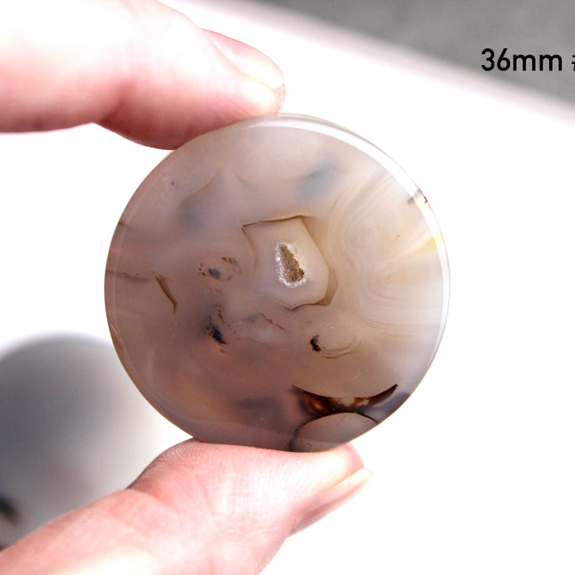 Dendritic Agate Double Flare Stone Plugs – Rare Natural Agate Gauges - Pick Your Pair