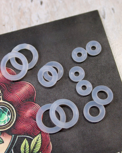 5 Sets of Silicone O-Rings for Single Flare Plugs – 10 Total Pieces