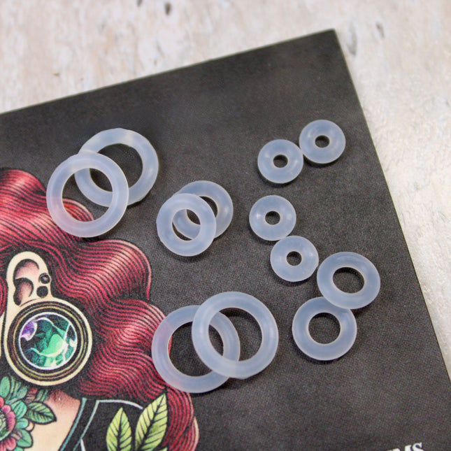 5 Sets of Silicone O-Rings for Single Flare Plugs – 10 Total Pieces